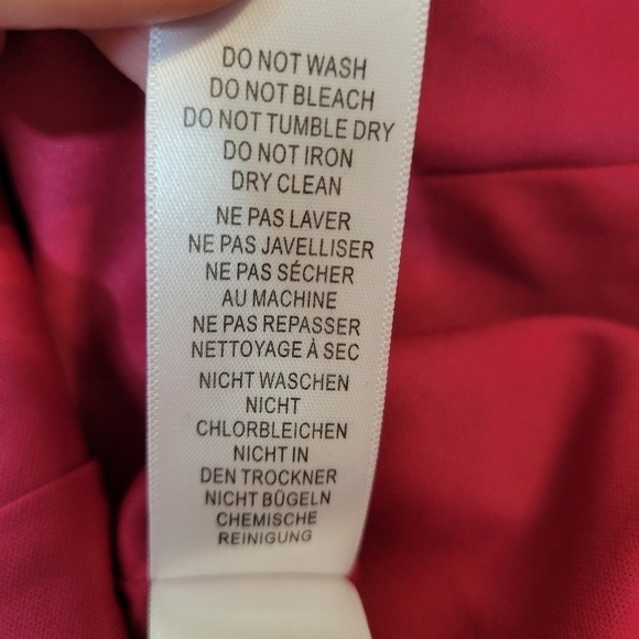 Adriana Papell Fuschia Pink Ruffle Sheath Dress - Picture 9 of 9